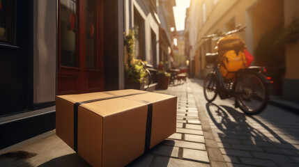 Swift courier brings packages to your doorstep