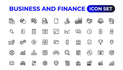 Fototapeta na wymiar Business and finance icon set. Business and corporation vector icon.Money, investment, teamwork, meeting, partnership, meeting, work success.