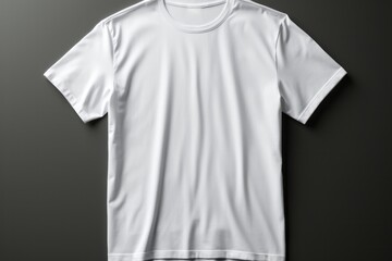 T-shirt mockup with a minimalist and clean design, creating a versatile canvas for a variety of custom graphics, Generative AI