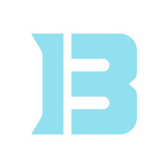 Monogram initial b letter mark logo design. Monogram design vector b logo. Monogram initial letter mark b logo. Design simple b monogram