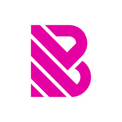 Monogram initial b letter mark logo design. Monogram design vector b logo. Monogram initial letter mark b logo. Design simple b monogram
