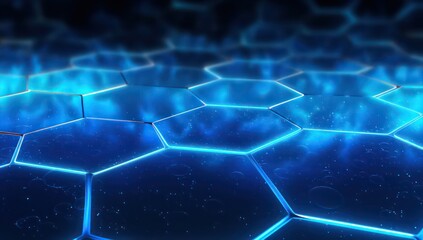 Abstract technology or medical background with hexagons shape pattern, Modern technology futuristic digital patterns, geometry structure