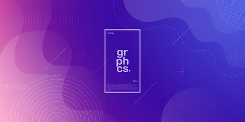 Minimal dynamic purple abstract background wave design vector for banner cover book flyer and other element graphic design. Eps10 vector