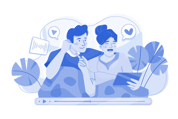 Couple Listening Podcast Show