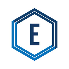 Obraz premium Initial Letter Logo E Template Vector Design