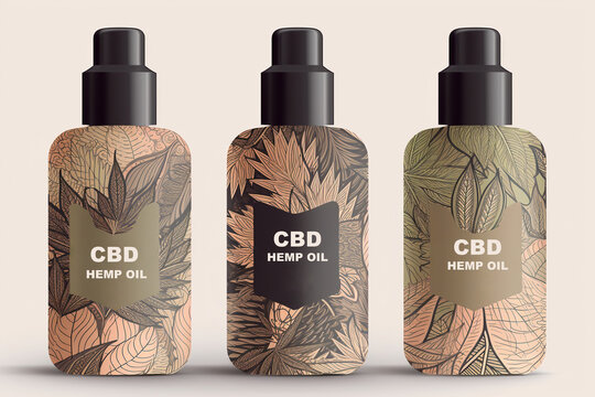 CBD oil for alternative healthcare. CBD Box design template for CBD label design, Product Packaging Design
