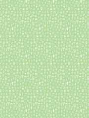 シンプルな野菜と果物とキノコの壁紙イラスト