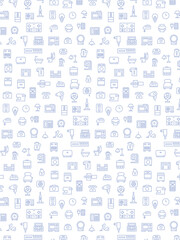 電化製品の壁紙イラスト