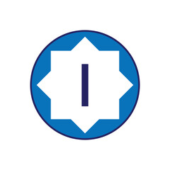 Obraz premium Initial Letter Logo I Template Vector Design