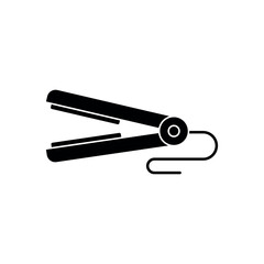 Hair Iron Icon Vector Design Template