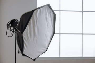 A photo studio lighting equipment