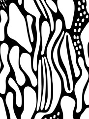 Animal skin silhouette seamless pattern background. Good for fashion fabrics, children’s clothing, postcards, email header, wallpaper, banner, posters, events, covers, and more.