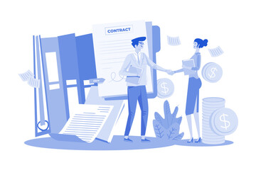 Girl Getting A Business Loan