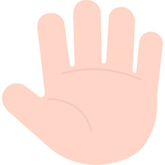 Obraz premium 손가락으로 표시하는 숫자