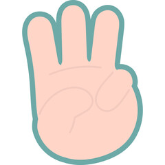 손가락으로 표시하는 숫자