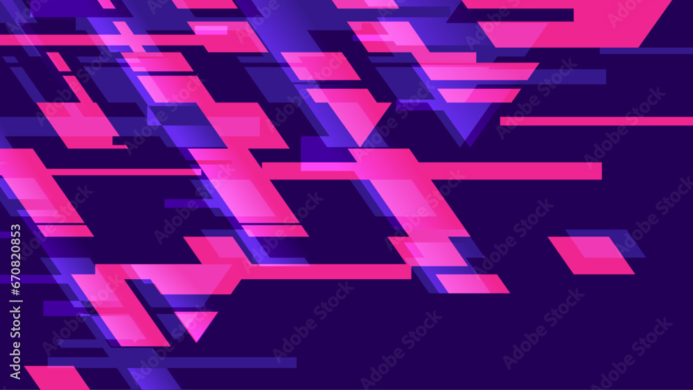 Poster glitched system error broken data lines texture background, pink tint