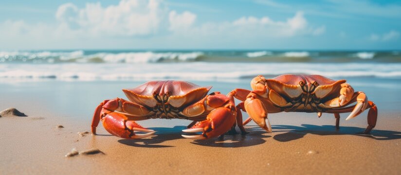 Colva beach offers ocean fresh crabs