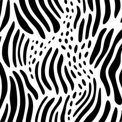 Fototapeta premium Silhouette abstract pattern background. Good for fashion fabrics, children’s clothing, T-shirts, postcards, email header, wallpaper, banner, posters, events, covers, advertising, and more.