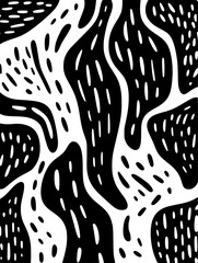 Black and white abstract background.