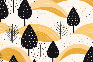 Christmas winter seamless pattern background. Good for fashion fabrics, children’s clothing, T-shirts, postcards, email header, wallpaper, banner, posters, events, covers, advertising, and more.