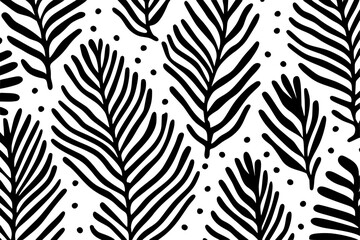 Floral silhouette seamless pattern background. Good for fashion fabrics, children’s clothing, postcards, email header, wallpaper, banner, posters, events, covers, advertising, and more.