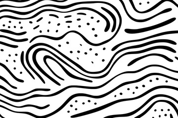 Beautiful wave silhouette seamless pattern background. Good for fashion fabrics, children’s clothing, email header, wallpaper, banner, posters, events, covers, advertising, and more.