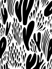 Beautiful digital paper, silhouette seamless pattern background. Good for fashion fabrics, T-shirts, postcards, email header, wallpaper, banner, posters, events, covers, and more.