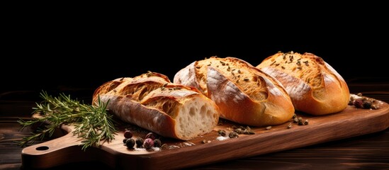 Bread from Italy on a board