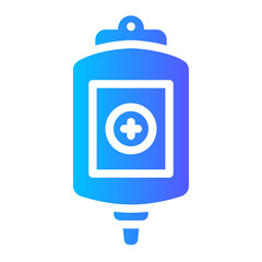 blood bag Gradient icon