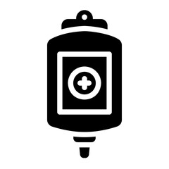 blood bag Solid icon