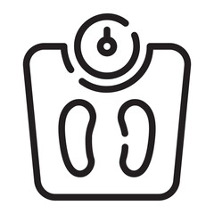 body weight Line Icon