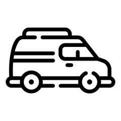 ambulance Line Icon