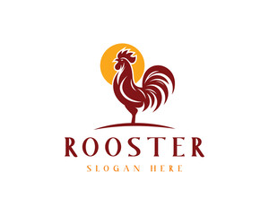 Fototapeta na wymiar Rooster Logo