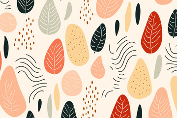 Floral seamless pattern background. Good for fashion fabrics, children’s clothing, T-shirts, postcards, email header, wallpaper, banner, posters, events, covers, advertising, and more.