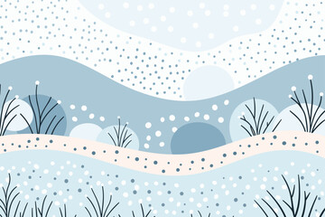 Winter floral seamless pattern background. Good for fashion fabrics, children’s clothing, T-shirts, postcards, email header, wallpaper, banner, posters, events, covers, and more.