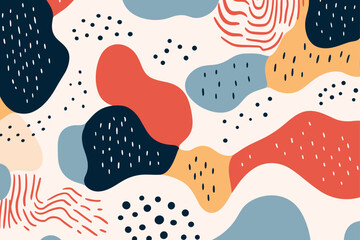 Abstract pattern background. Good for fashion fabrics, children’s clothing, T-shirts, postcards, email header, wallpaper, banner, posters, events, covers, advertising, and more.