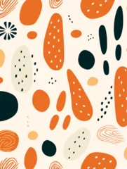 Meubelstickers Abstract pattern background. Good for fashion fabrics, children’s clothing, T-shirts, postcards, email header, wallpaper, banner, posters, events, covers, advertising, and more. © TasaDigital