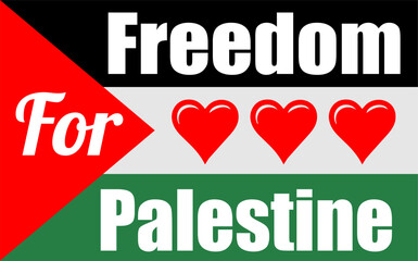 Freedom For Palestine Design use for printing, Flag, sublimation, cutting and more
