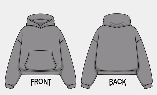 Crop Top Hoodie Mockup Images – Browse 247 Stock Photos, Vectors, and Video