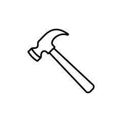 Hammer Icon Vector Design Template