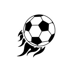 Soccer ball icon flat vector template design trendy
