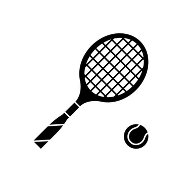 Tennis icon vector sign symbol for design.