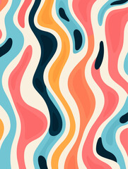 Colorful seamless pattern background. Good for fashion fabrics, children’s clothing, T-shirts, postcards, email header, wallpaper, banner, posters, events, covers, and more.