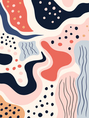 Beautiful wave seamless pattern background. Good for fashion fabrics, children’s clothing, T-shirts, postcards, email header, wallpaper, banner, posters, events, covers, advertising, and more.