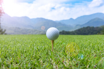 新緑が綺麗なゴルフ場