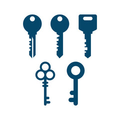 Key Icon Vector Design Template