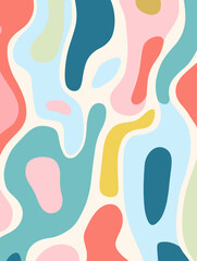 Beautiful wave seamless pattern background. Good for fashion fabrics, children’s clothing, T-shirts, postcards, email header, wallpaper, banner, posters, events, covers, advertising, and more.