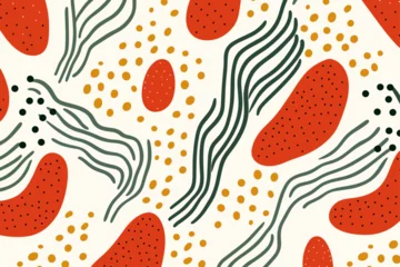 Meubelstickers Beautiful Abstract pattern background. Good for fashion fabrics, children’s clothing, T-shirts, postcards, email header, wallpaper, banner, posters, events, covers, advertising, and more. © TasaDigital