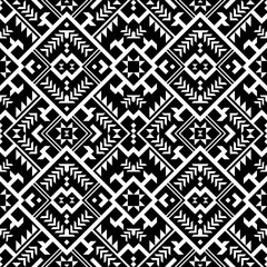 black and white seamless pattern