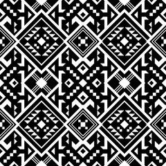 black and white seamless pattern